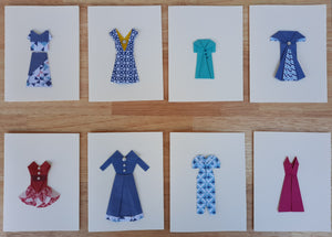 Carte de vêtements en Origami pour les amateurs d’art