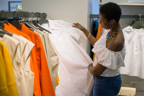 Rhodie Lamour en boutique mode